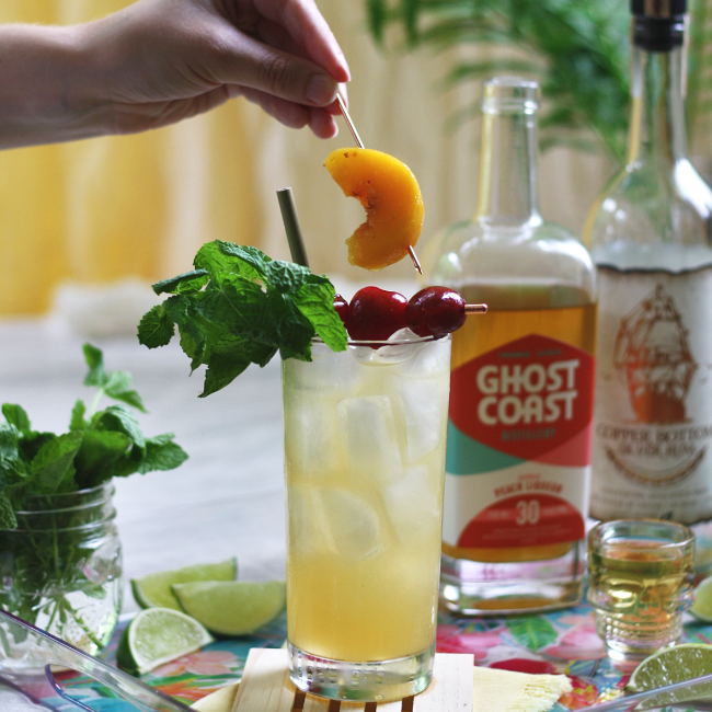 Image of Cuban Peach Cocktail