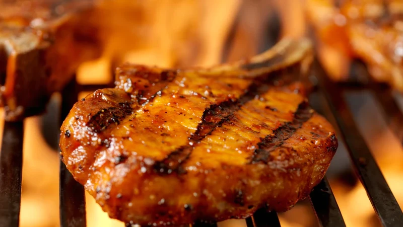 Image of Sweet and Sour Glazed Pork Chops