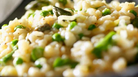 Image of Asparagus & Green Pea Risotto