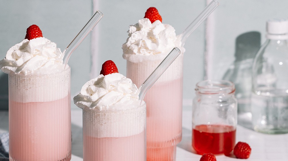 Image of Raspberry Almond Italian Sodas