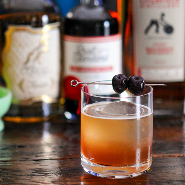 The perfect New Years Eve cocktail featuring craft spirits.