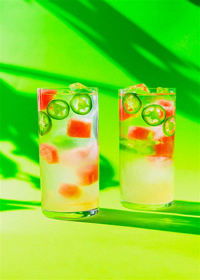 Image of Agua fresca au melon avec alcool