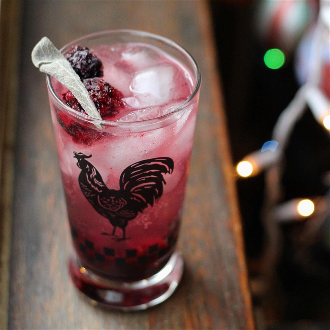 Image of Blackberry Gin Fizz