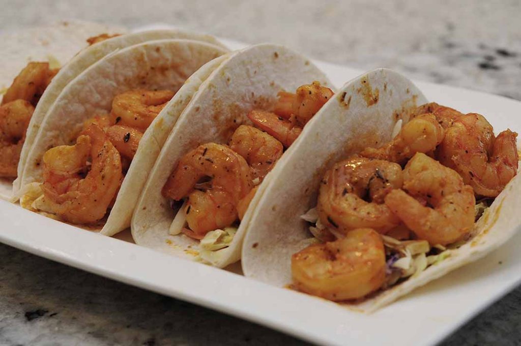 New Orleans Shrimp Tacos