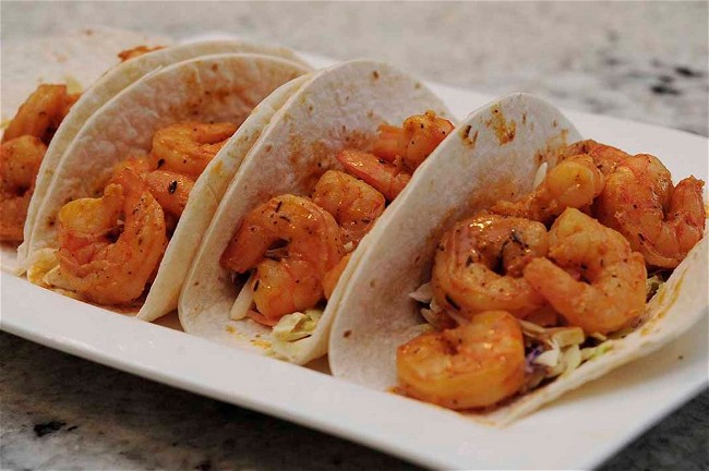 Image of New Orleans Shrimp Tacos