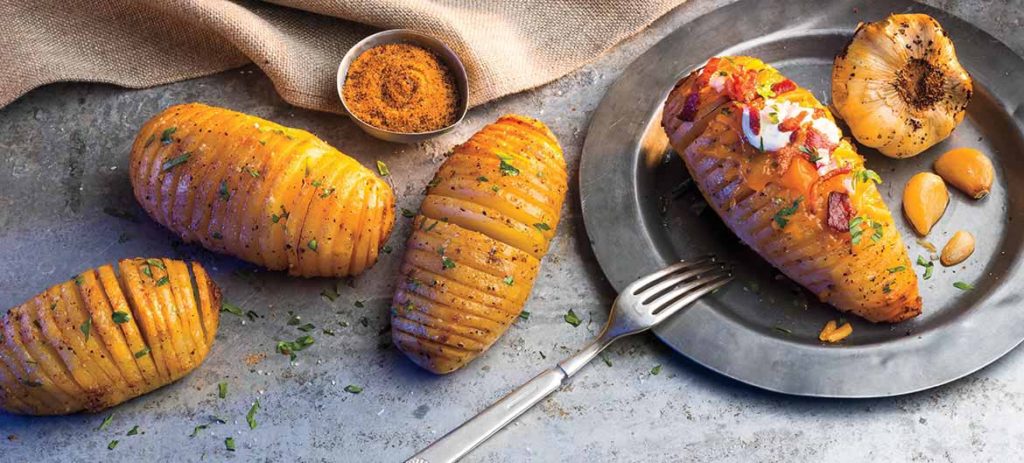 Roasted Garlic Pepper Potatoes