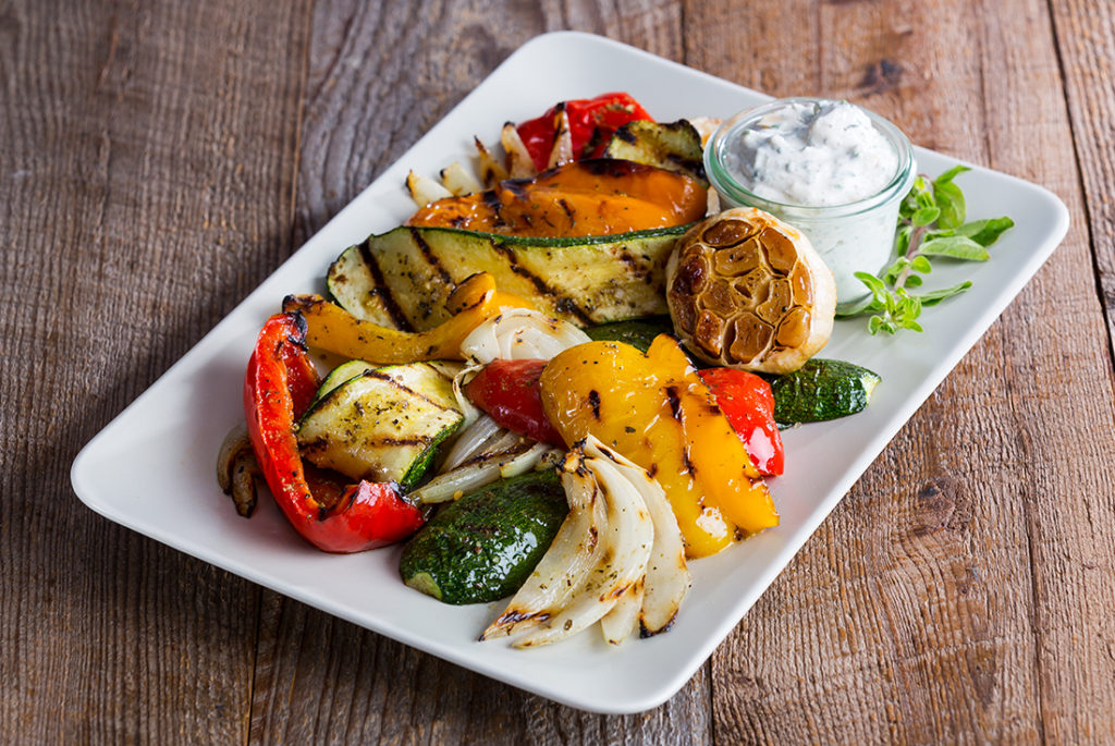 Grilled Mediterranean Veggies with Lemon
