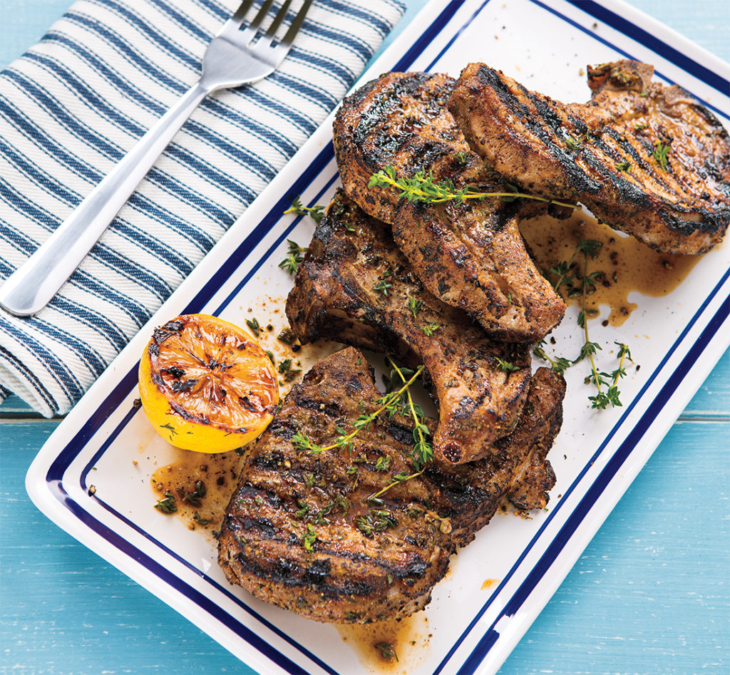 Crooked Lemon Grilled Pork Chops