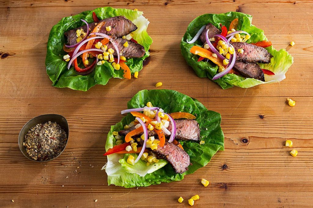 Twisted Steak Wraps