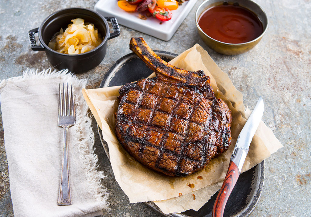 Beef Ribeye with Onion Confit