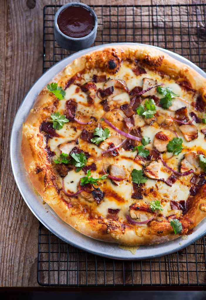 Grilled BBQ Chicken Pizza