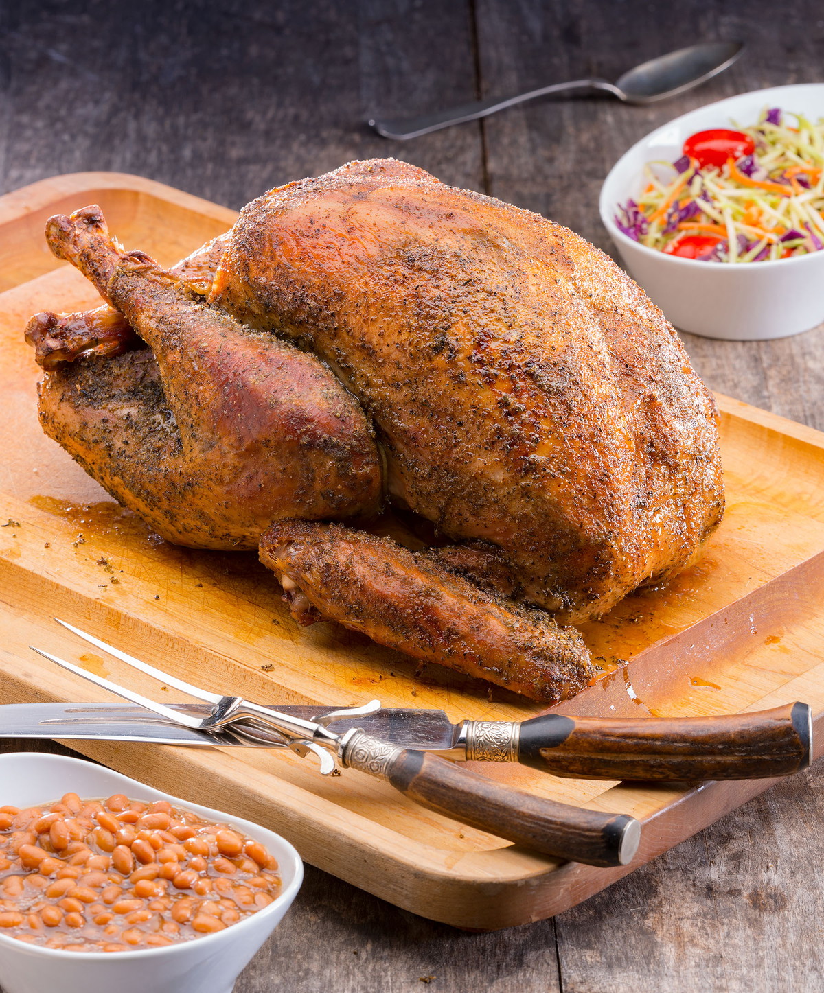 Brined and Smoked Turkey