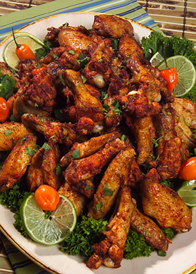 Image of Grilled Chipotle Chili Chicken Wings