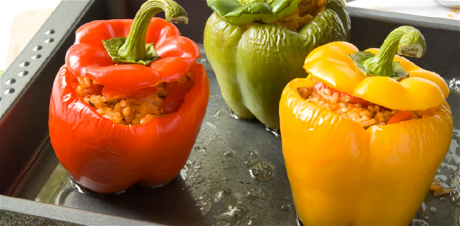 Image of Johnny's Turkey Stuffed Peppers