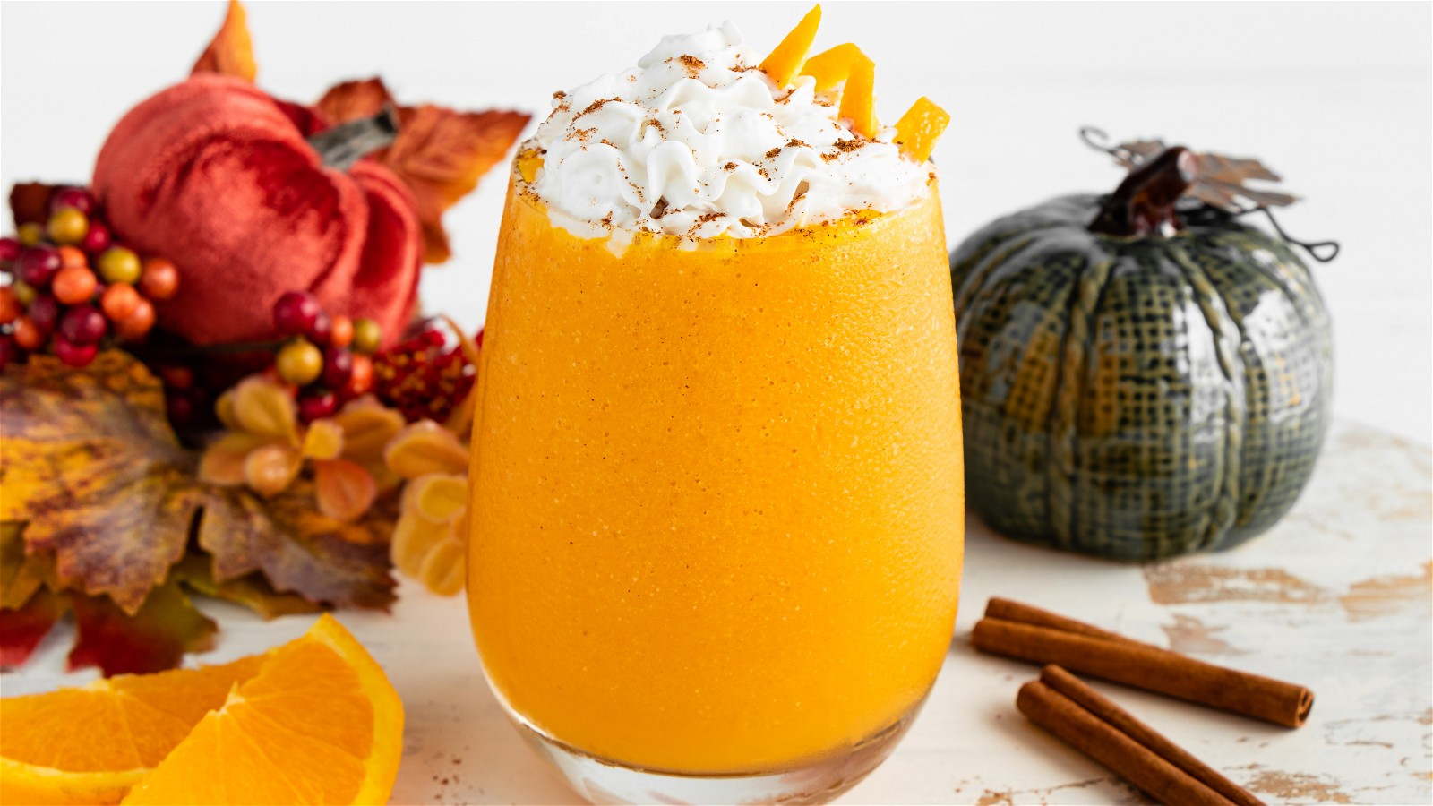 Image of SmoothieBox Orange Pumpkin Smoothie Recipe Card