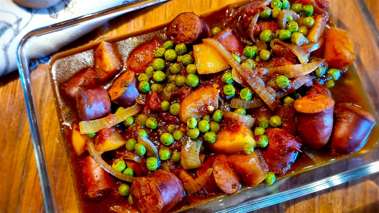 Image of Easy Slowcooker Sausage Casserole