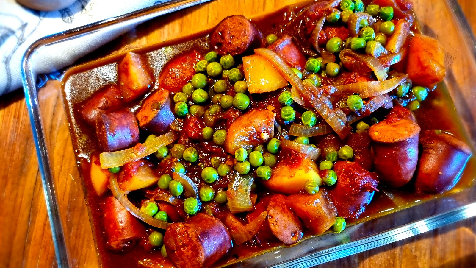 Image of Easy Slowcooker Sausage Casserole