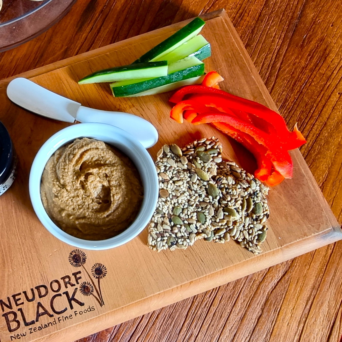 Easy Black Garlic Hummus
