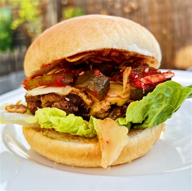 Image of Kimchi Chicken Burger