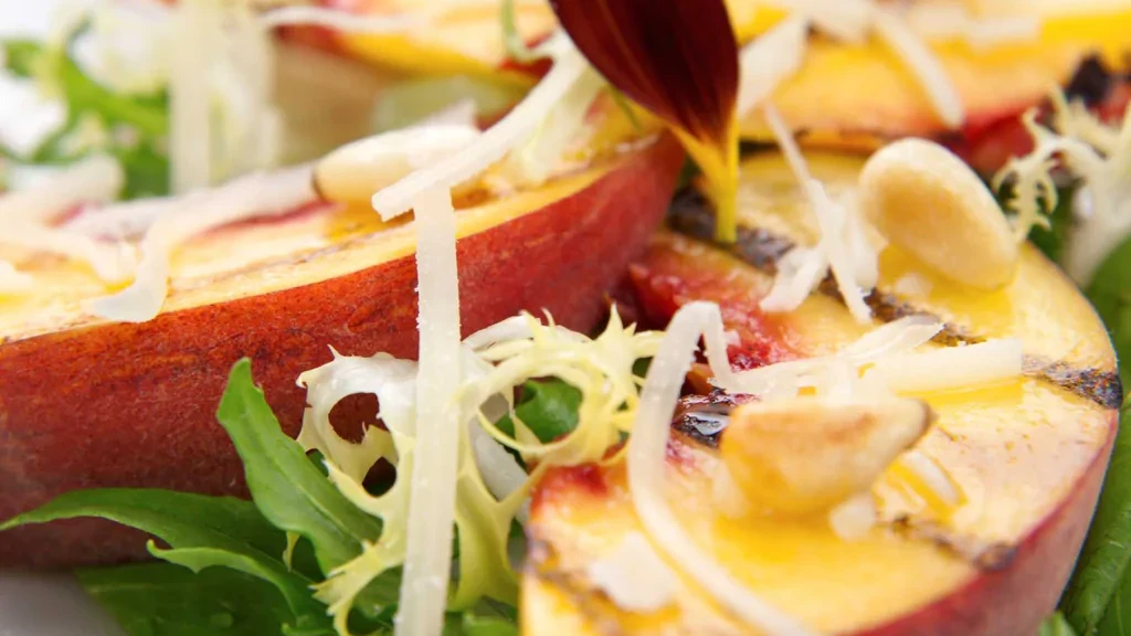 Image of Balsamic Peach Salad