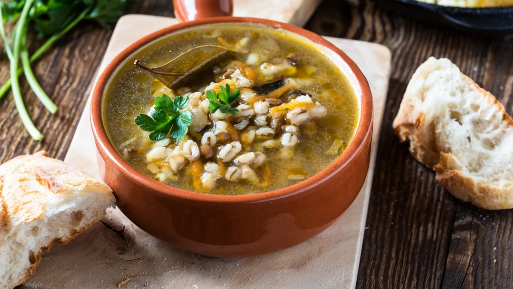 Image of Barley-Lentil Slow Cooker Soup