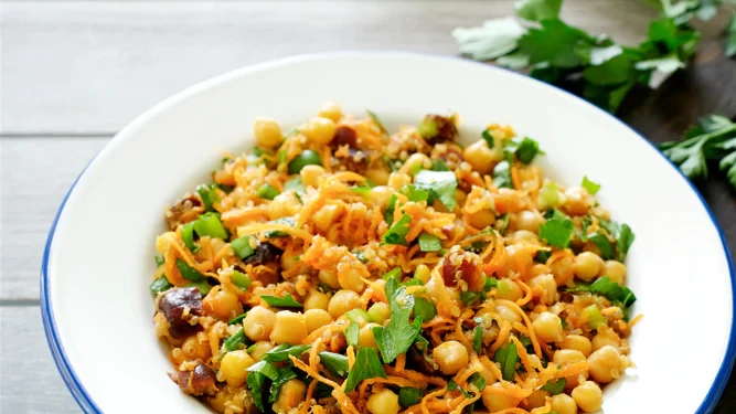Image of Tandoori-Spiced Carrot & Chickpea Salad