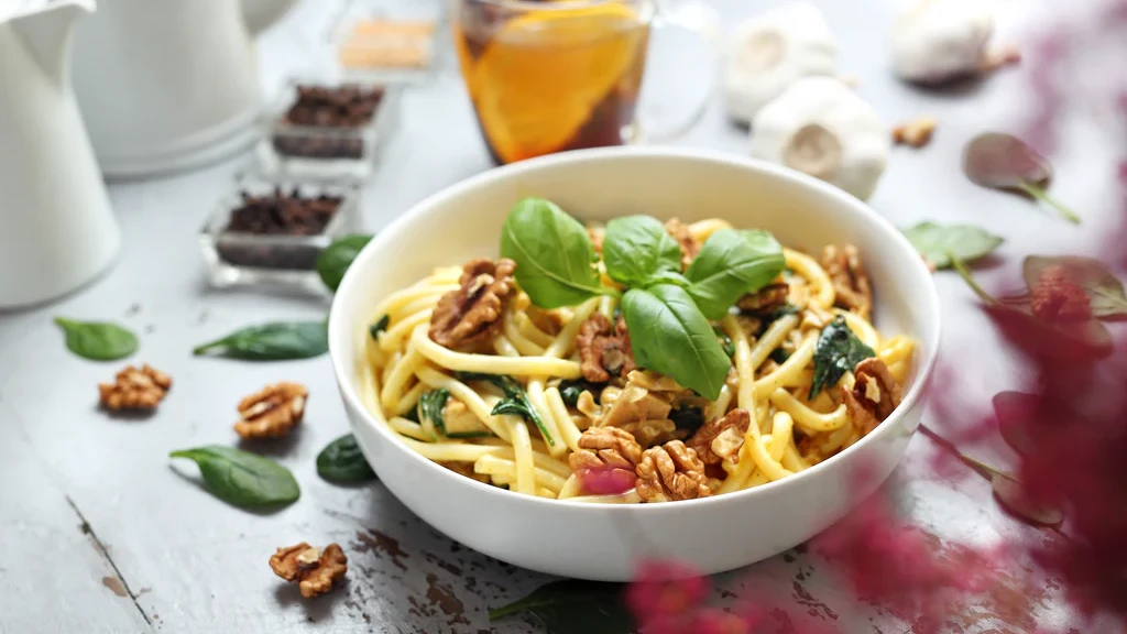 Image of Walnuts and Cream Pasta