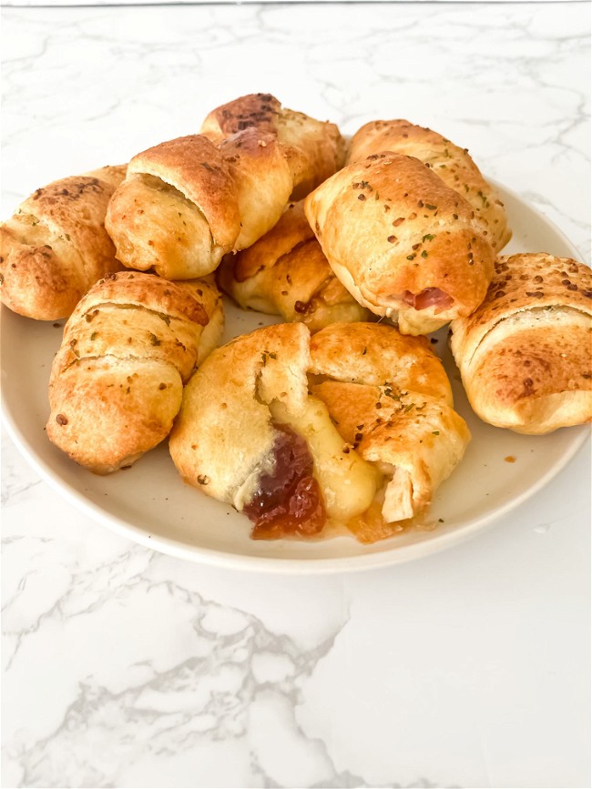 Image of Prosciutto, Brie & Spiced Fig Jam Crescents