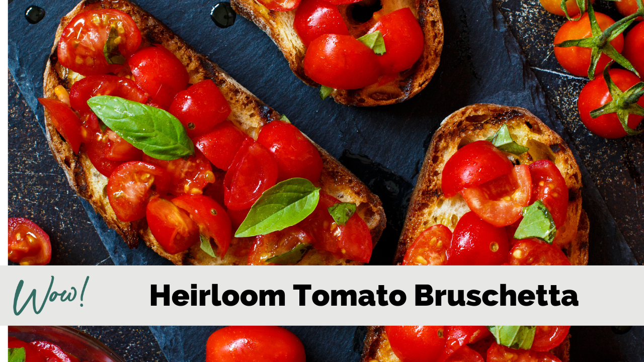 Image of Heirloom Tomato Bruschetta