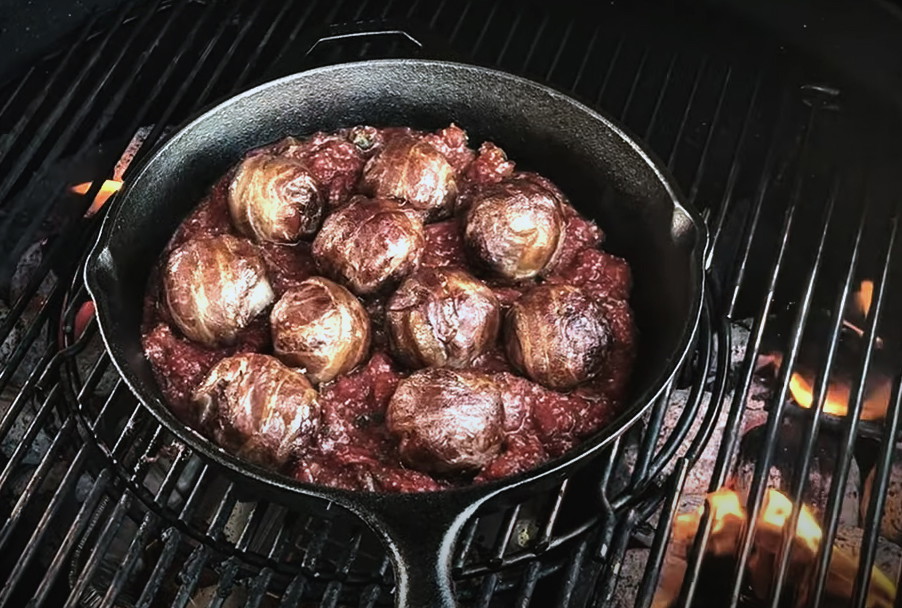 Baconized Pasta Meatballs