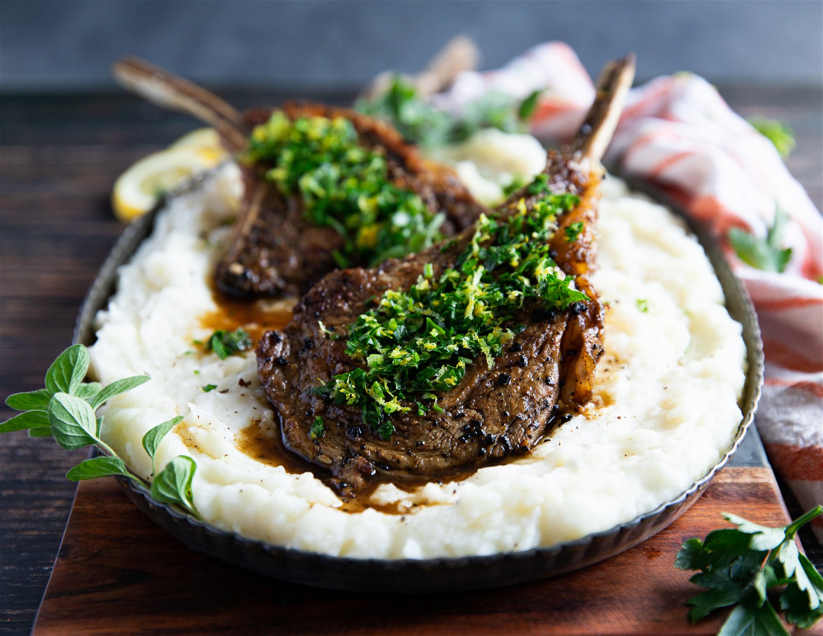 Sealand Grilled Veal Chops with Gremolata