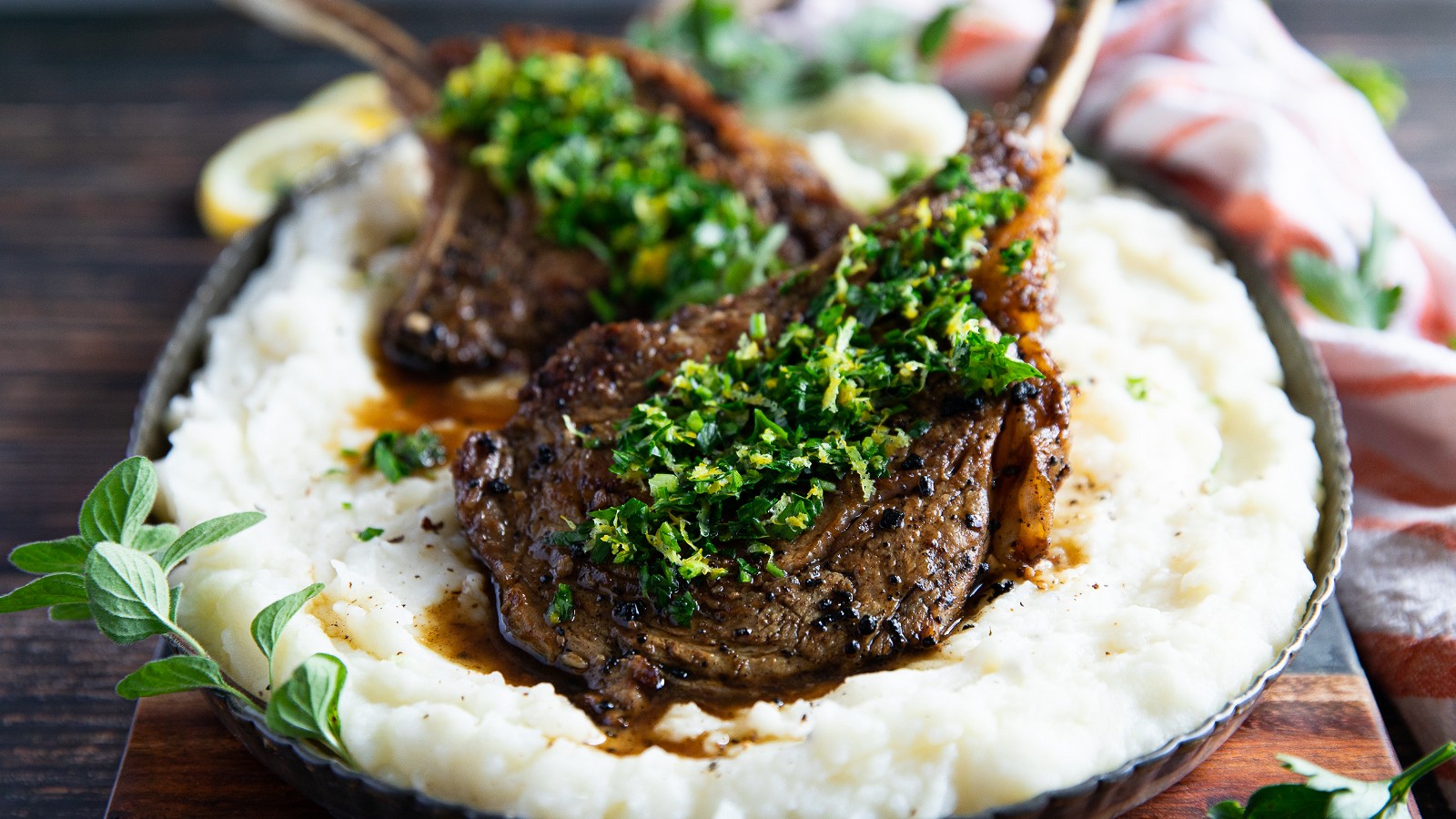 Image of Sealand Grilled Veal Chops with Gremolata