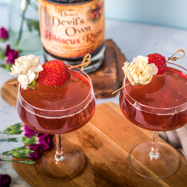 Image of Hibiscus Rum Smash