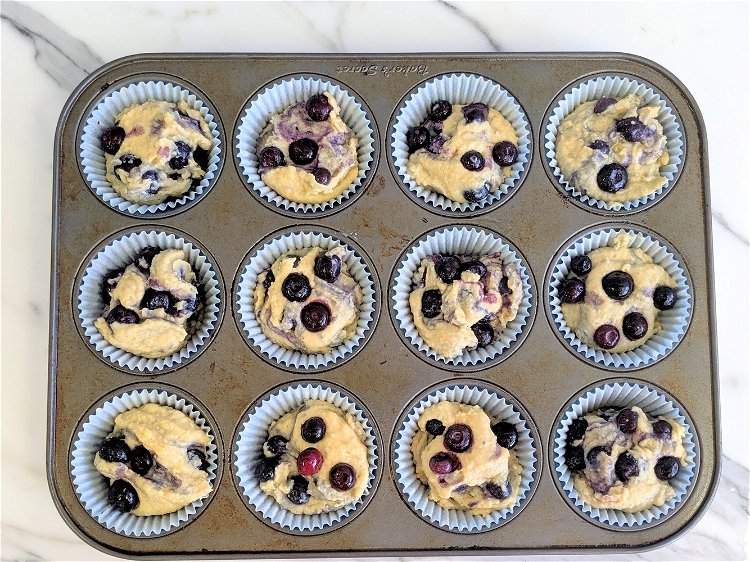 Image of Bake muffins on 180 deg for 20 minutes or until...