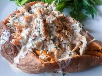 Image of Buffalo Chicken Sweet Potato