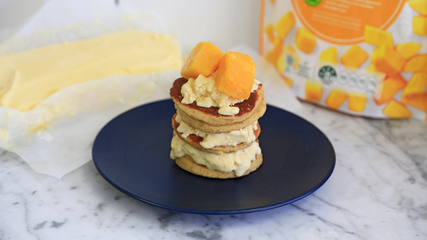 Image of Frozen Protein Yoghurt Pancakes