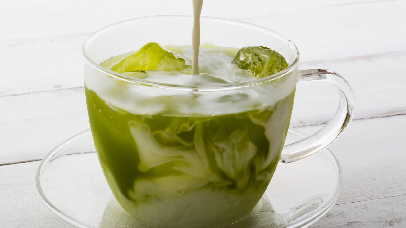Image of Dirty Iced Matcha Latte