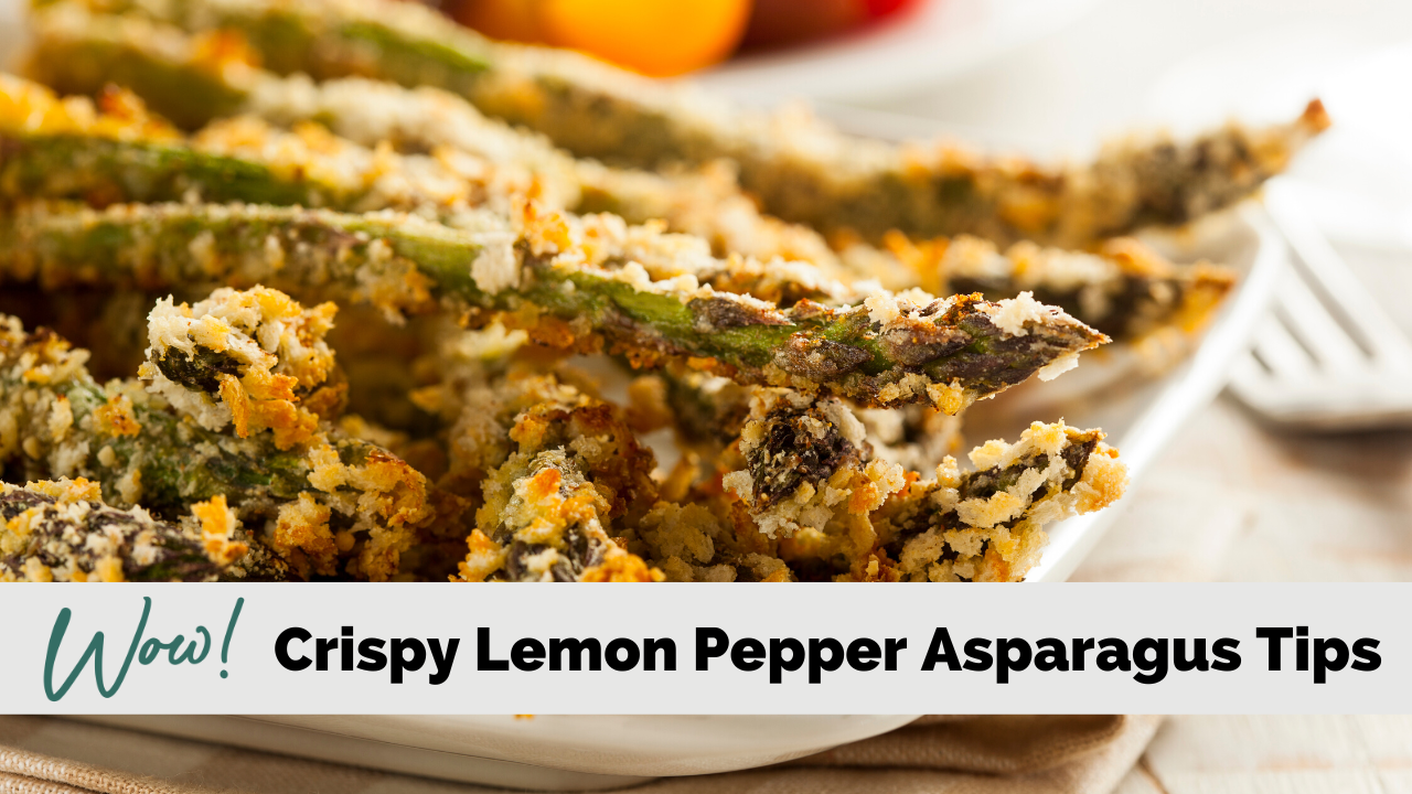 Image of Crispy Lemon Pepper Asparagus Tips