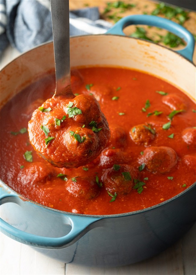 Image of Classic Italian Meatballs or Sweet 'n Sour (Grape Jelly) Meatballs
