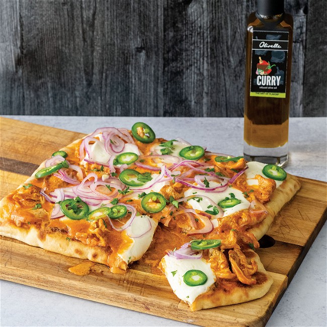 Image of Chicken Curry Flatbread