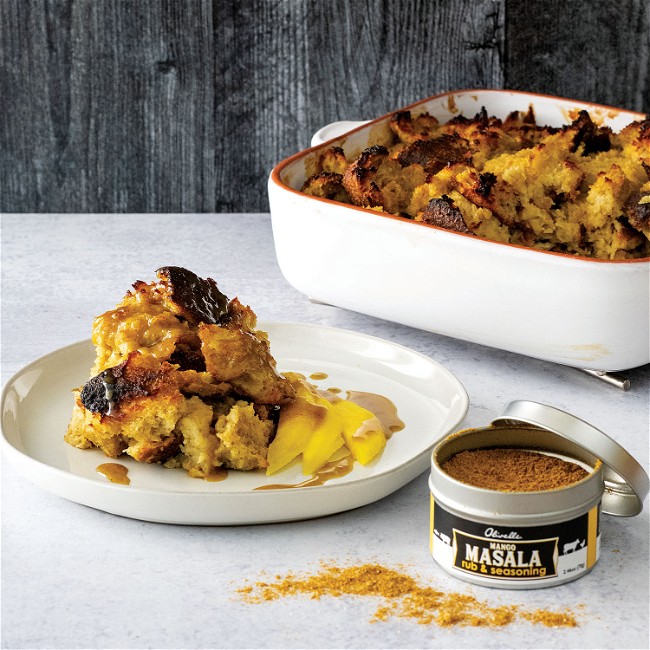 Image of Coconut Curry Bread Pudding