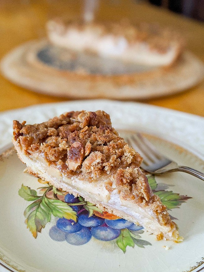 Image of Sour Cream Apple Tart with Brown Sugar Streusel