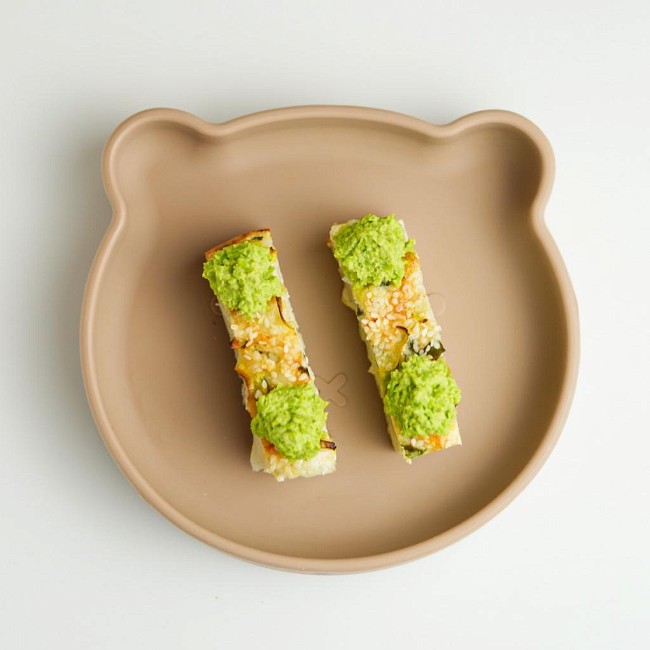 Image of Frittata med blomkål och grön ärthummus