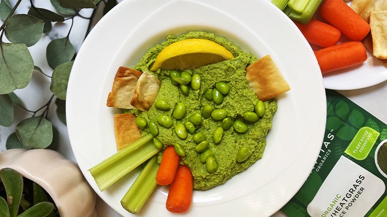 Image of Edamame Hummus Recipe