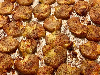 Image of Crispy Smashed Baby Potato Tater Tots