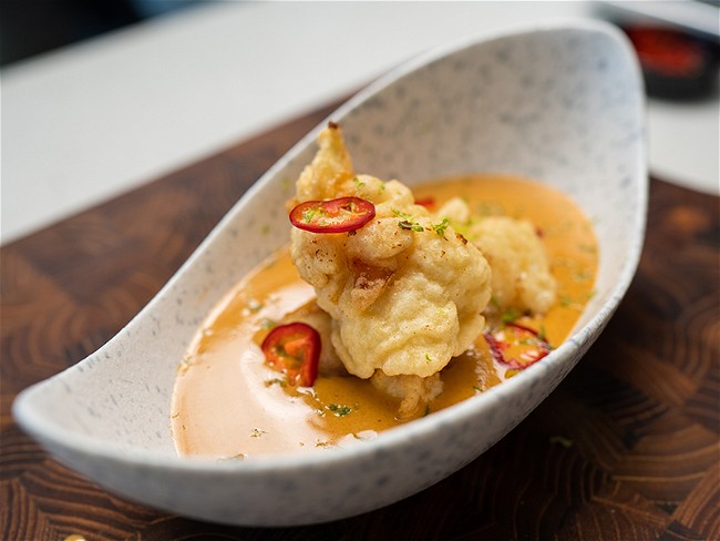 Image of Panang Curry with Crispy Lobster Tails Recipe by Chef Tway Nguyen