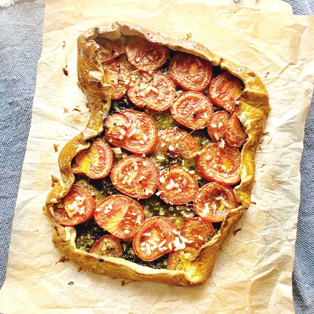 Tomatengalette Pizza e Piu, rustikal, würzig & einfach gemacht