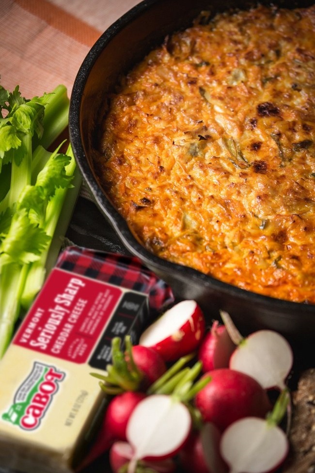 Image of Artichoke and White Bean Buffalo Dip