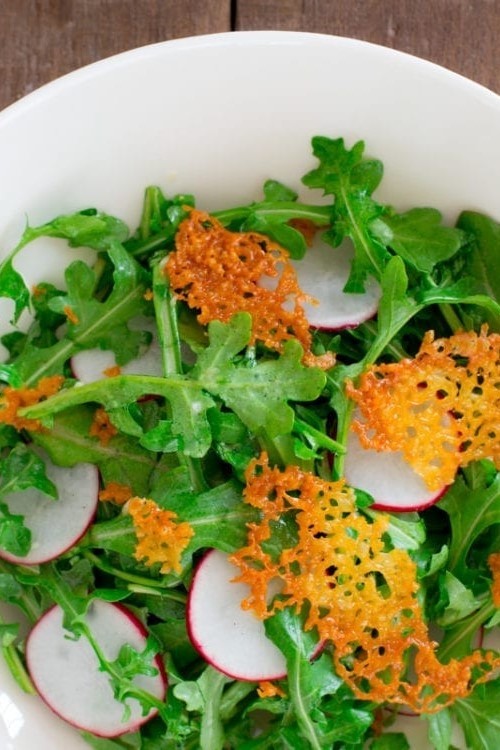 Image of Arugula Salad with Cheddar Frico