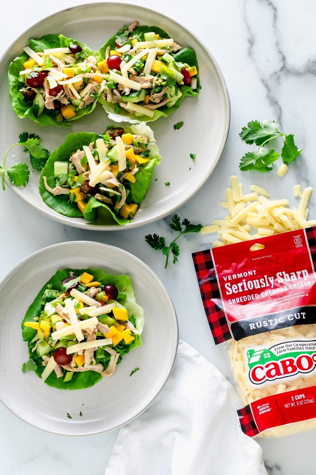 Image of Asian Chicken & Cheddar Lettuce Wraps